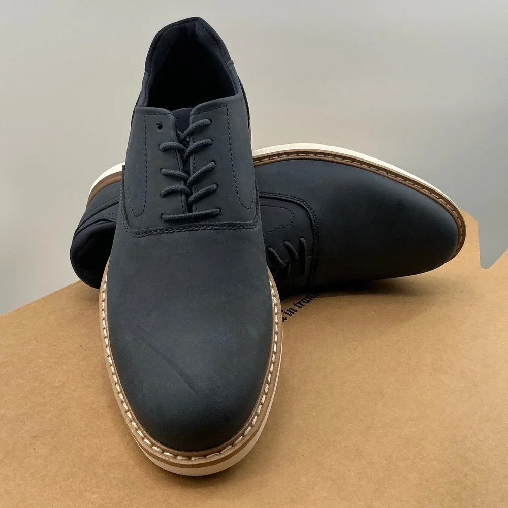 Nordstrom Rack Mens Navy Blue Hybrid Dress Shoes Oxford Sneakers Size 8M RN58665
